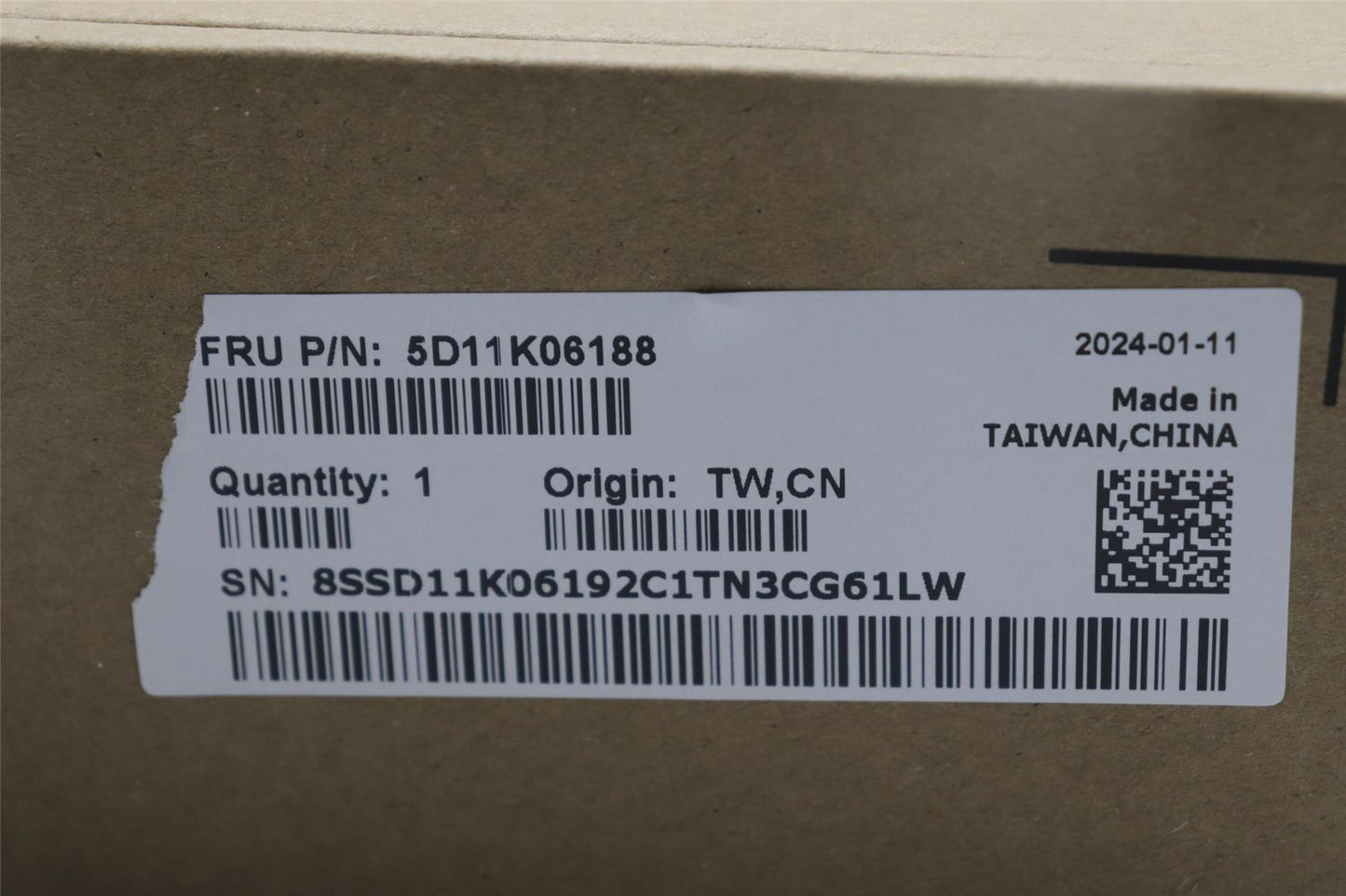 Lenovo FRU INX N160JCN-ELK C1 16.0 WUX 5D11K06188