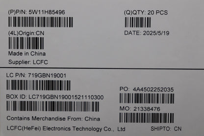 Lenovo Wireless,WLAN,FXN,NFA765A WiFi WLAN Foxconn Board 5W11H85496