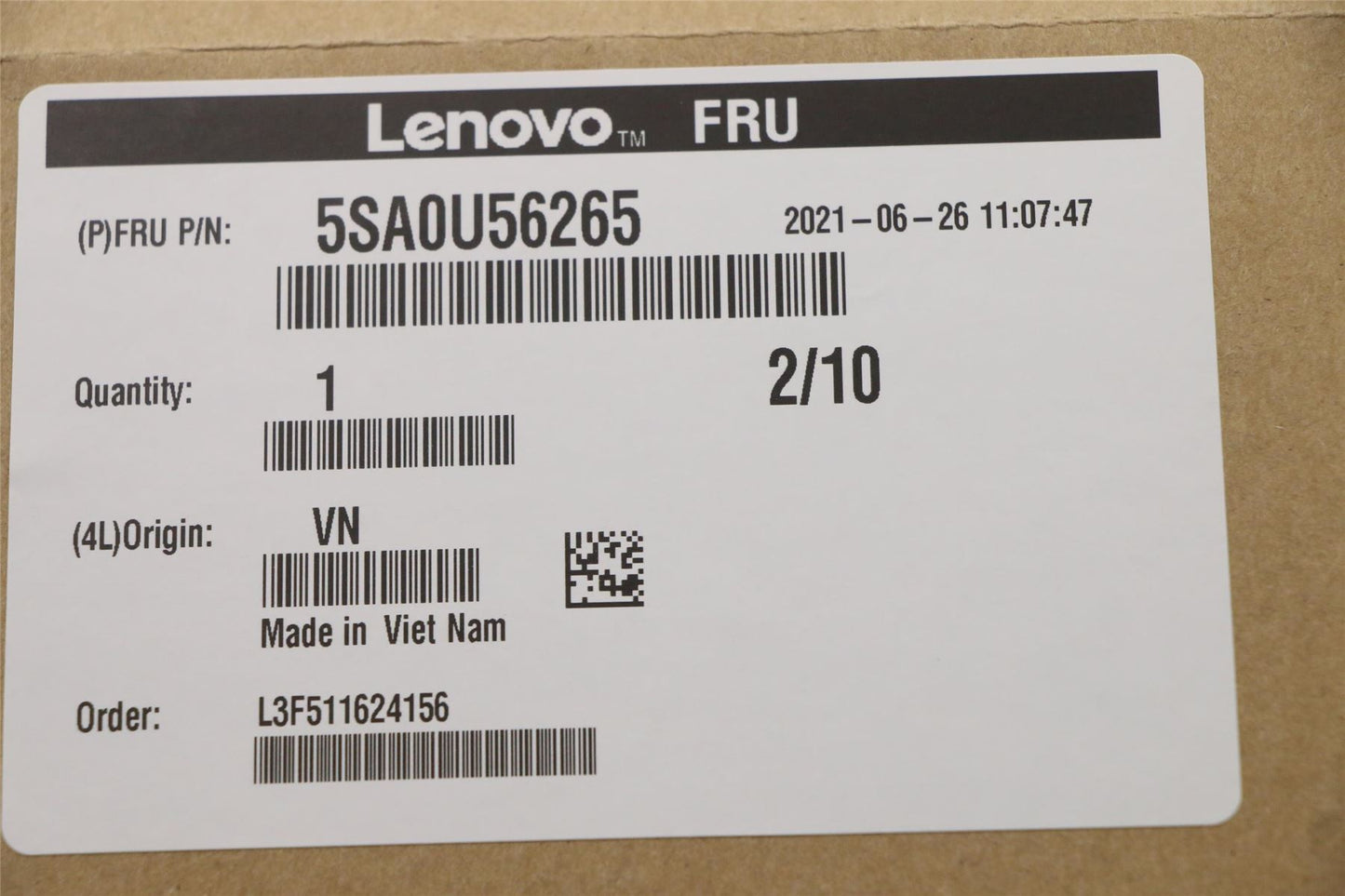 Lenovo T5 26IOB6 5 14IOB6 CPU Processor 5SA0U56265
