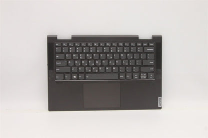 Lenovo Yoga C740-14IML Keyboard Palmrest Top Cover Greek Black 5CB0U43938