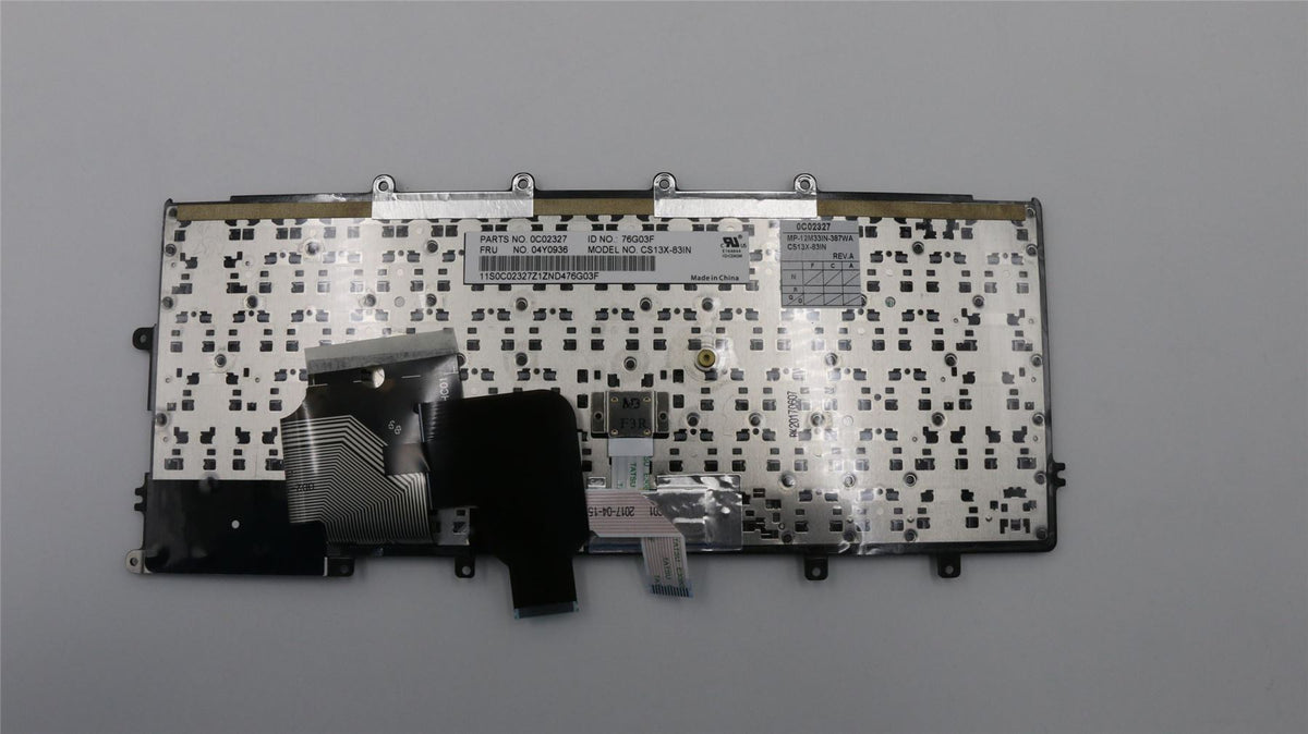 Genuine Lenovo ThinkPad X240 X250 Keyboard Indian Black 04Y0936