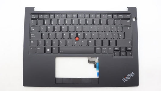 Lenovo ThinkPad E14 Gen 5 Keyboard Palmrest Top Cover Spanish Black 5M11L92529