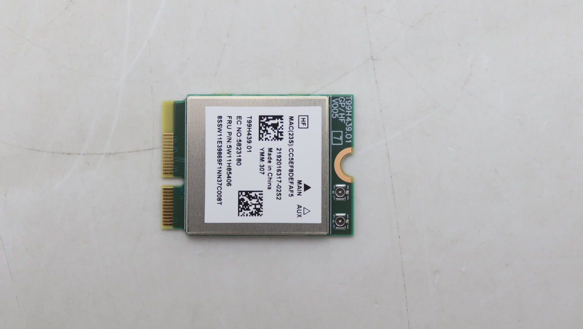 Lenovo WIRELESS Wireless,WLAN,FXN,MT7927 WiFi WLAN Foxconn Board 5W11H85406