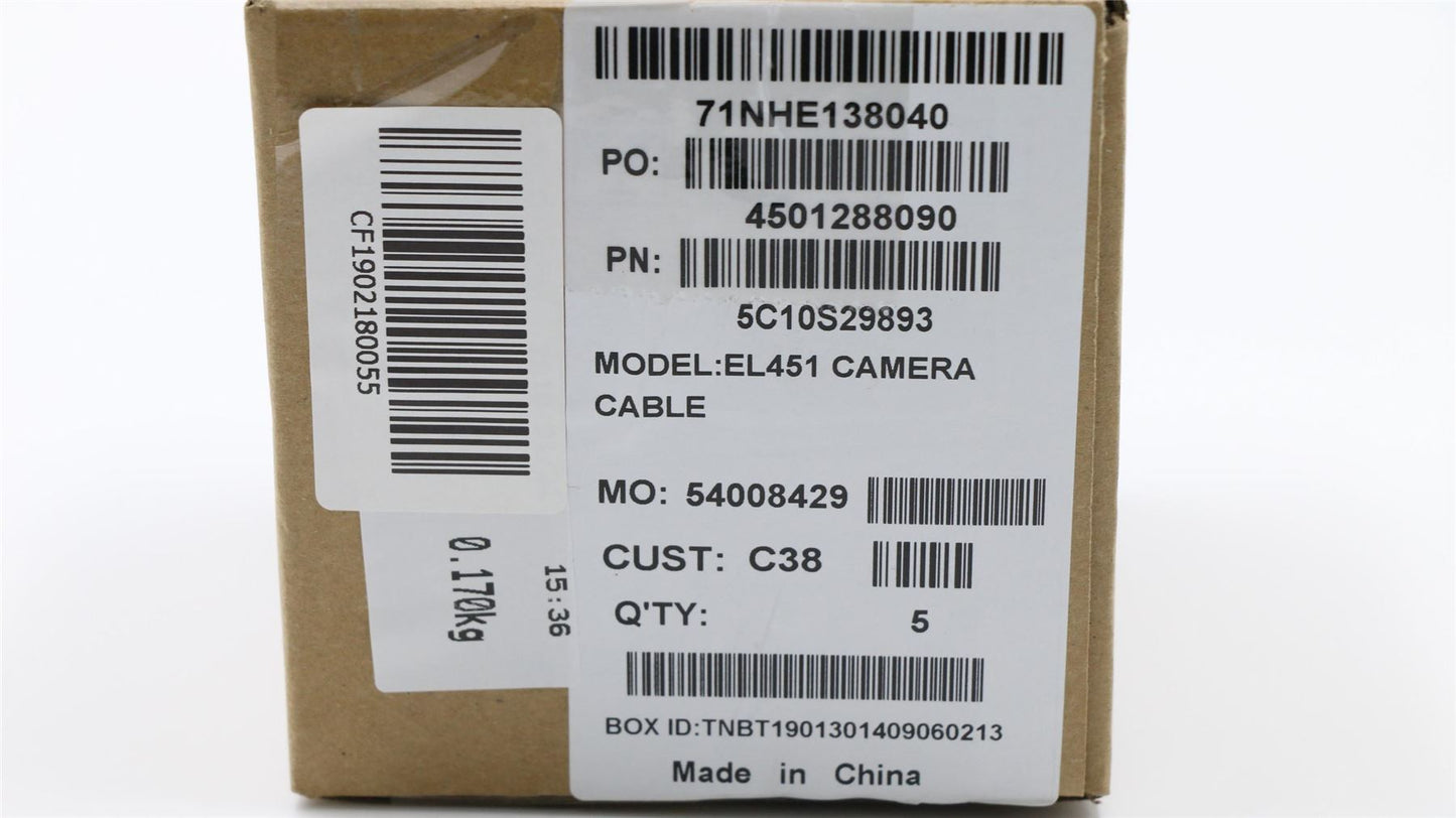 Lenovo IdeaPad S540-14IWL Touch S540-14IML Touch Cable Webcam Camera 5C10S29893