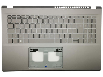 Acer Aspire A515-47 Palmrest Cover Keyboard UK Grey Gray Backlit 6B.K86N2.013