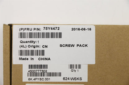 Lenovo SCREW FRUScrewKIT 75Y4472