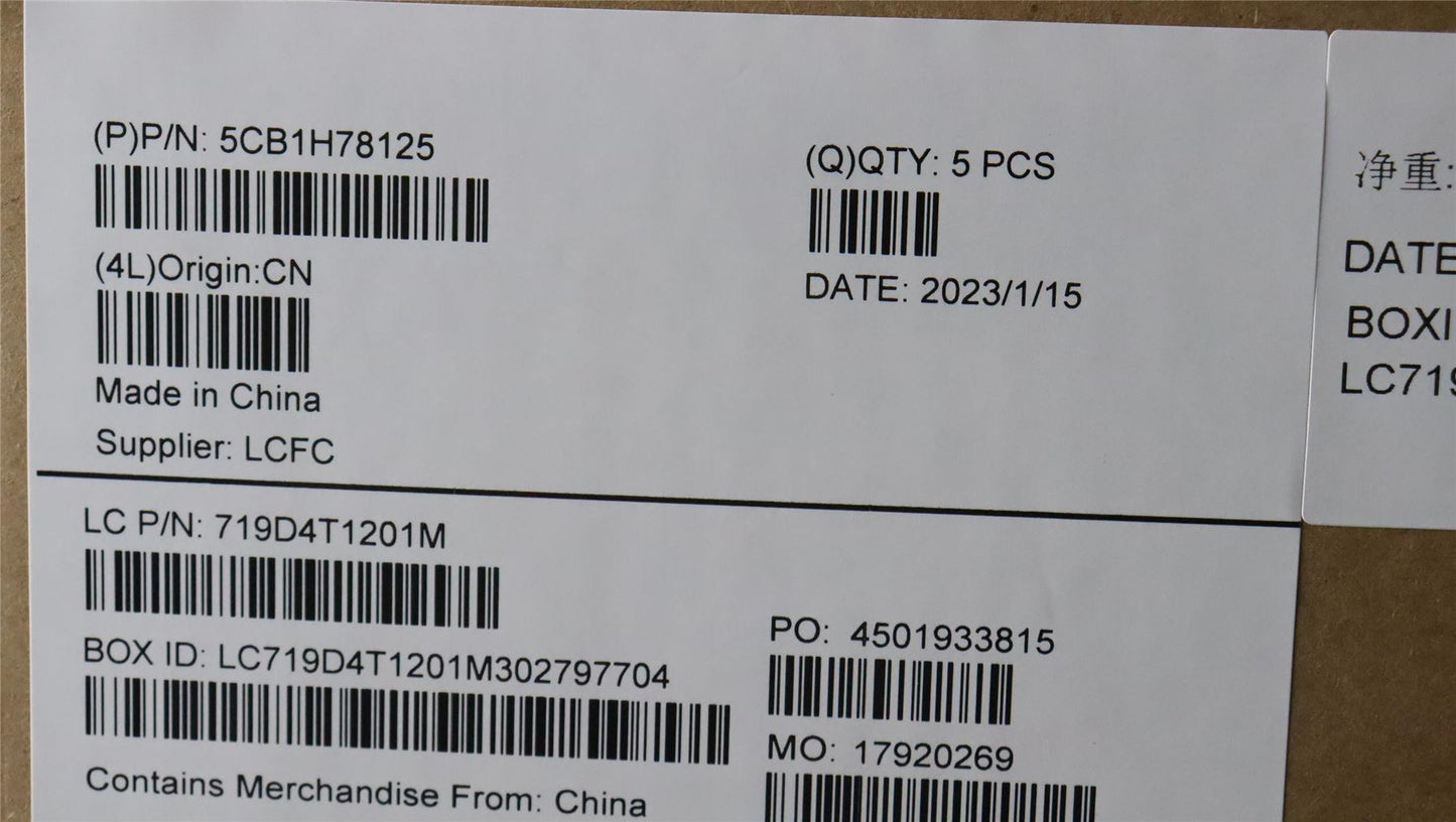 Lenovo Upper Case ASM_BEL L82RK FP AG N 5CB1H78125