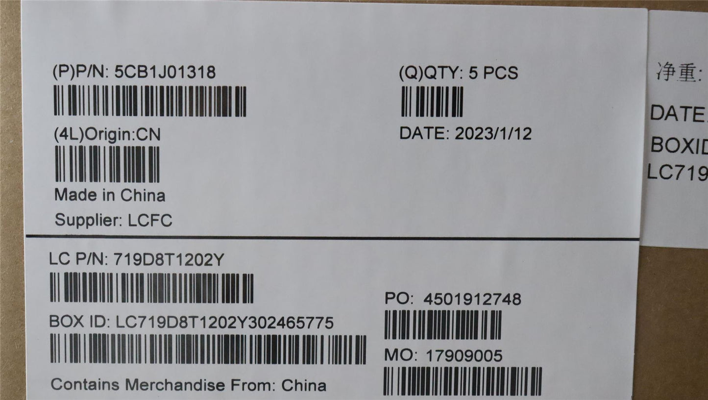 Lenovo UpperCaseASM_NORDICL82SFNFABNB_PC 5CB1J01318