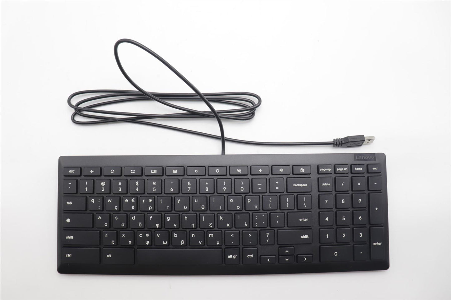 Lenovo Primax Chrome USB KB_Greek 5D50U84553