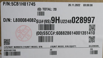 Lenovo D_COVER_WLAN_SLV_ASM_JT4C5 5CB1H81745