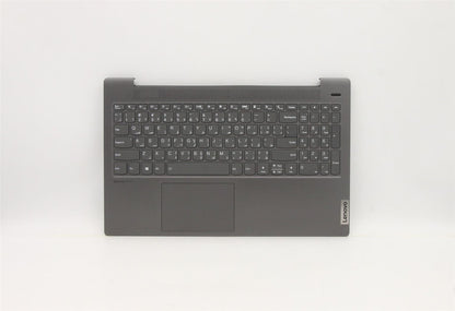 Lenovo IdeaPad 5-15ITL05 Palmrest Cover Touchpad Keyboard Arabic Grey 5CB1A24917