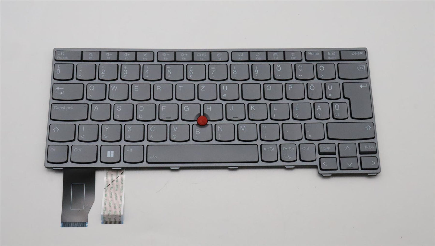 Lenovo ThinkPad X13 Gen 3 L13 Gen 4 L13 Gen 3 Keyboard Hungarian Grey 5N21H76896