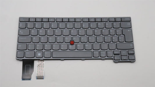 Lenovo ThinkPad X13 Gen 3 L13 Gen 4 L13 Gen 3 Keyboard Hungarian Grey 5N21H76896