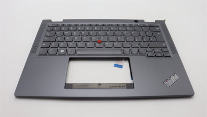 Lenovo ThinkPad X13 Gen 4 Keyboard Palmrest Top Cover Italian Grey 5M11L64342