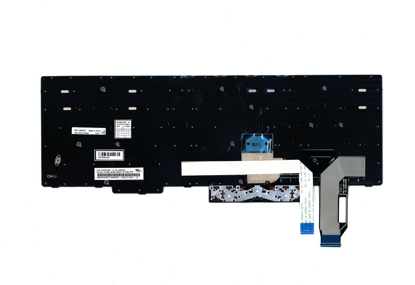 Lenovo ThinkPad L580 L590 E580 E585 T590 E590 E595 Keyboard Arabic Black 01YP645