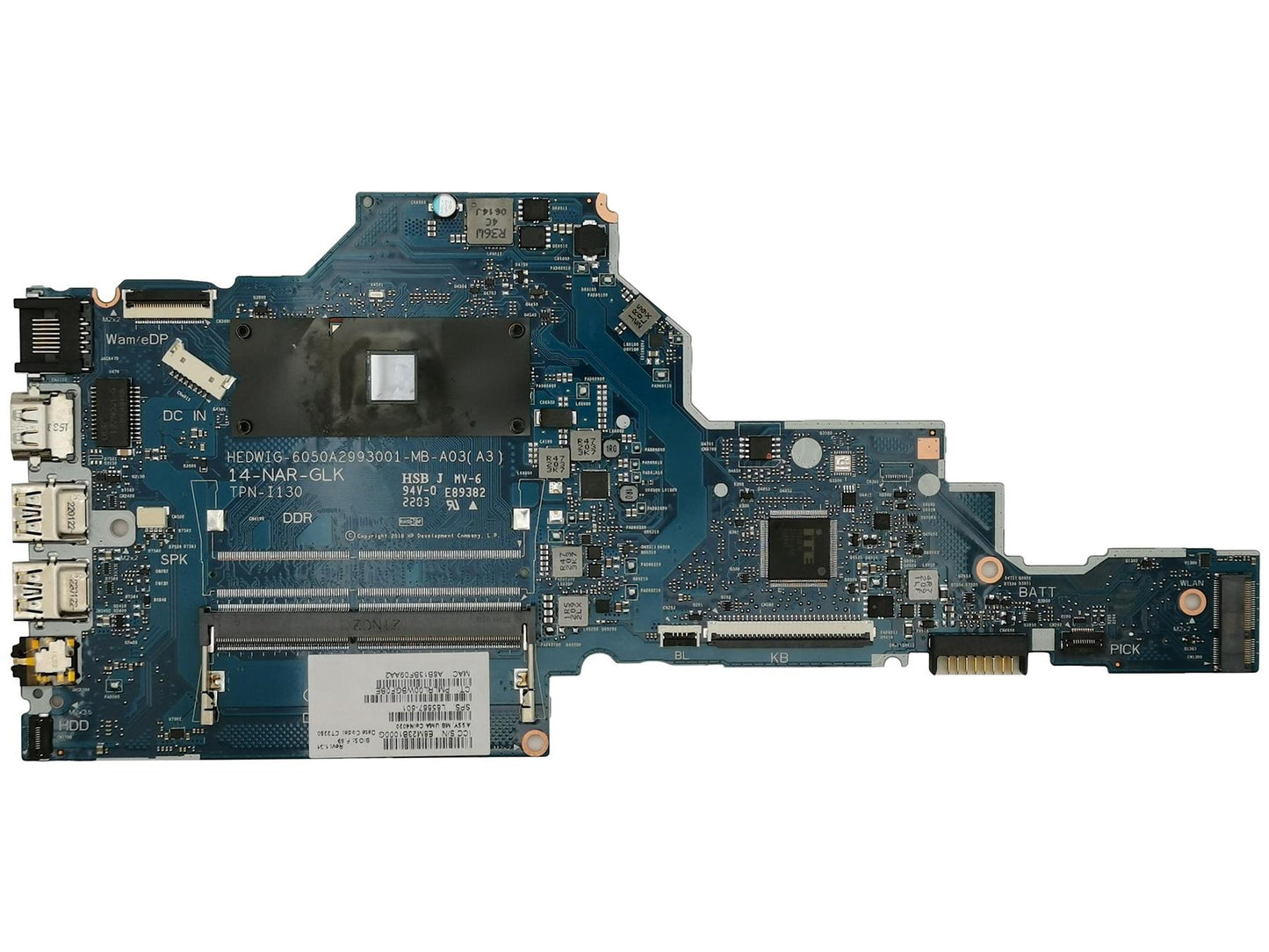 Genuine HP 14-CF Motherboard Main Board Intel Celeron N4020 L85887-601