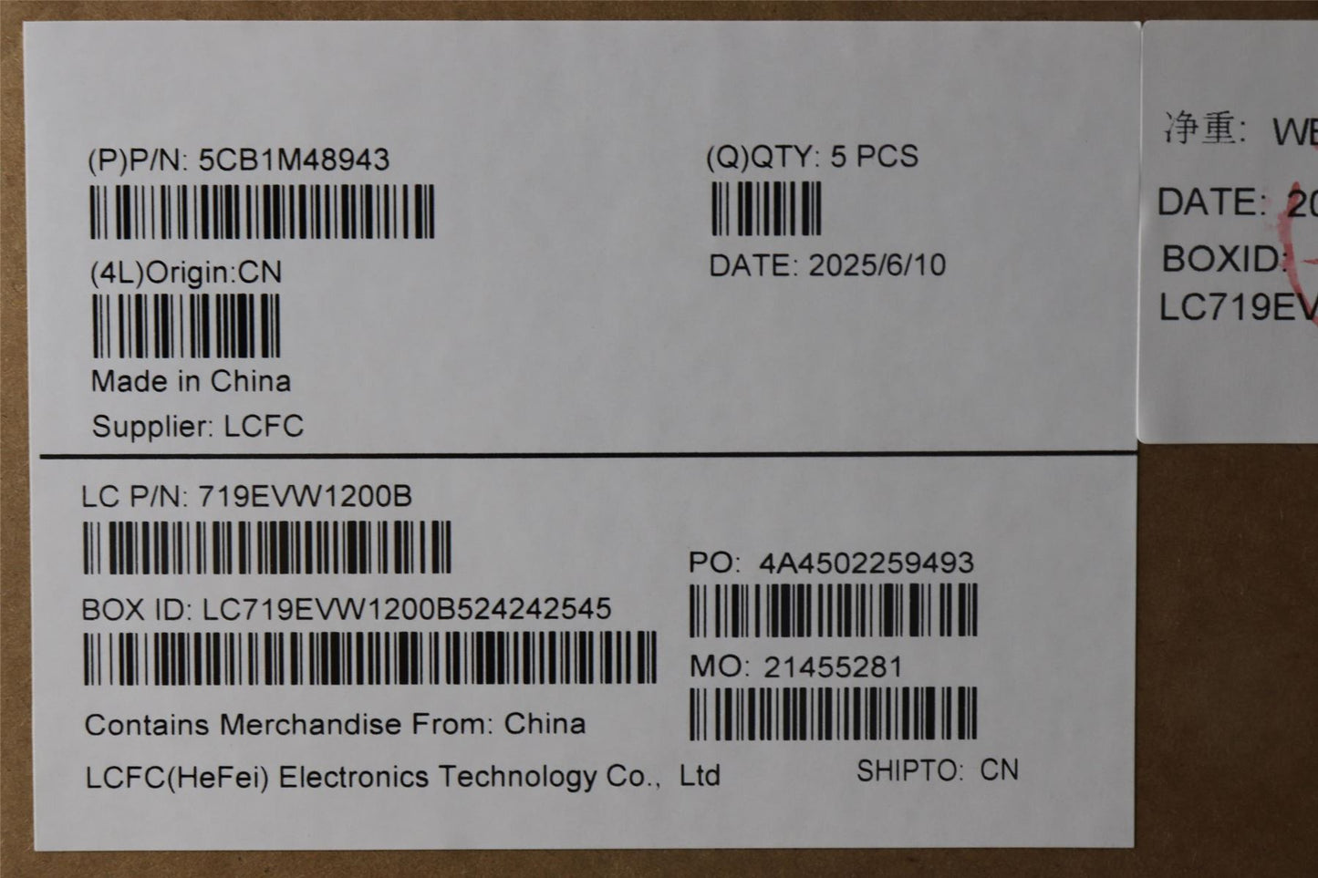 Lenovo COVER Upper Case ASM_NORDIC L83FS IG IMR 5CB1M48943