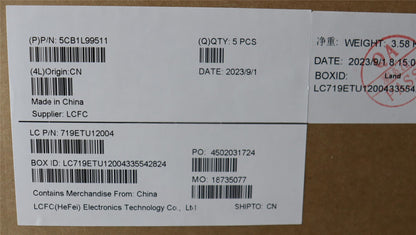 Lenovo IdeaPad 3 15IAH8 Palmrest Cover Touchpad Keyboard US Europe 5CB1L99511