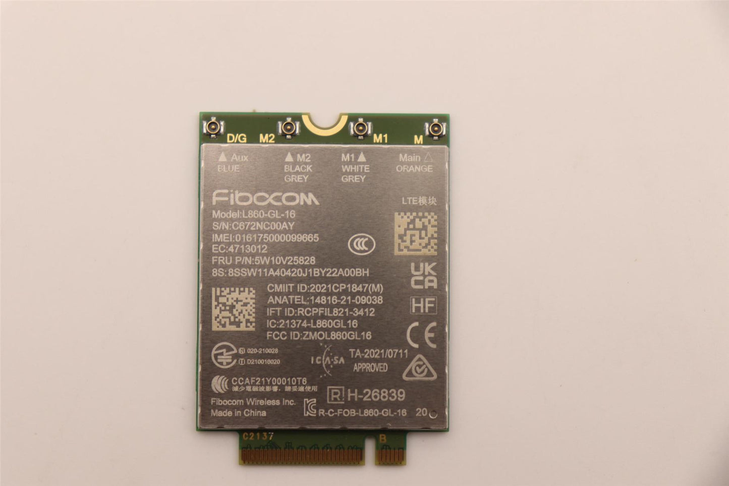 Lenovo ThinkPad 13w 2 L13 Gen 4 Wi-Fi Wireless Card Board 5W10V25828