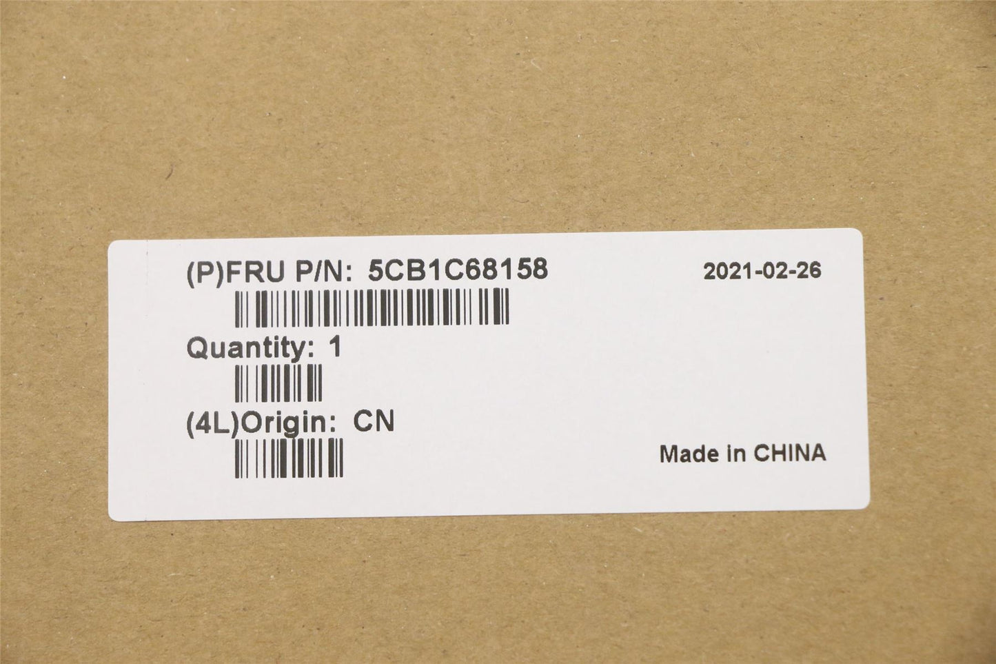 Lenovo Upper Case ASM_LA SPA W82HU FNB AB 5CB1C68158
