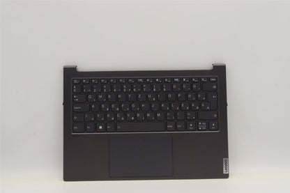 Lenovo Yoga 7 14IAH7 Palmrest Cover Touchpad Keyboard Hungarian 5CB1J23659