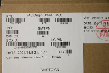 Lenovo 5 16ITH6H Palmrest Cover Touchpad Keyboard Nordic Storm Grey 5CB1D05406