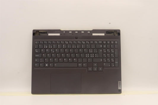 Lenovo S7 16IAH7 Palmrest Cover Touchpad Keyboard Switzerland Backlit 5CB1J04402