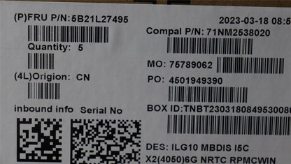 Lenovo LOQ 16IRH8 LOQ 15IRH8 Motherboard Mainboard DIS INTELI513420H 5B21L27495