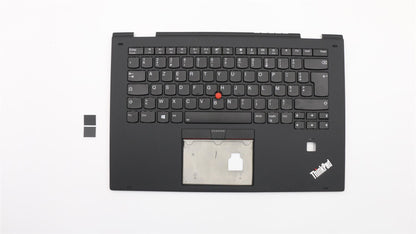 Lenovo Yoga X1 2nd Keyboard Palmrest Top Cover French Black Backlit 01HY811