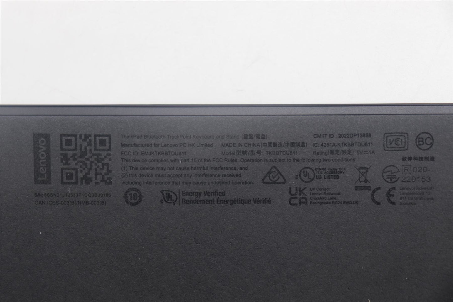 Lenovo NDA-V KBD,LBL-1,PMX,NORDIC 5N21J12570