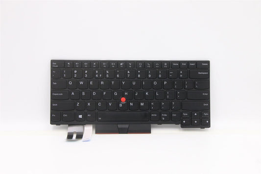Lenovo ThinkPad T14 2 Keyboard Indian US Black Backlit 5N20X68876