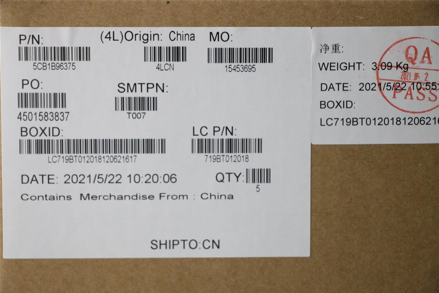Lenovo Upper Case ASM_ARA L82KA BK 5CB1B96375
