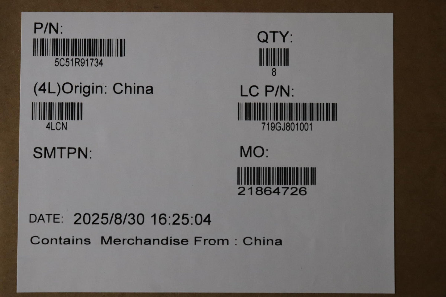 Lenovo CARDPOP FRU PCBAIO/BNSG662 MTM41 I/O Board 5C51R91734