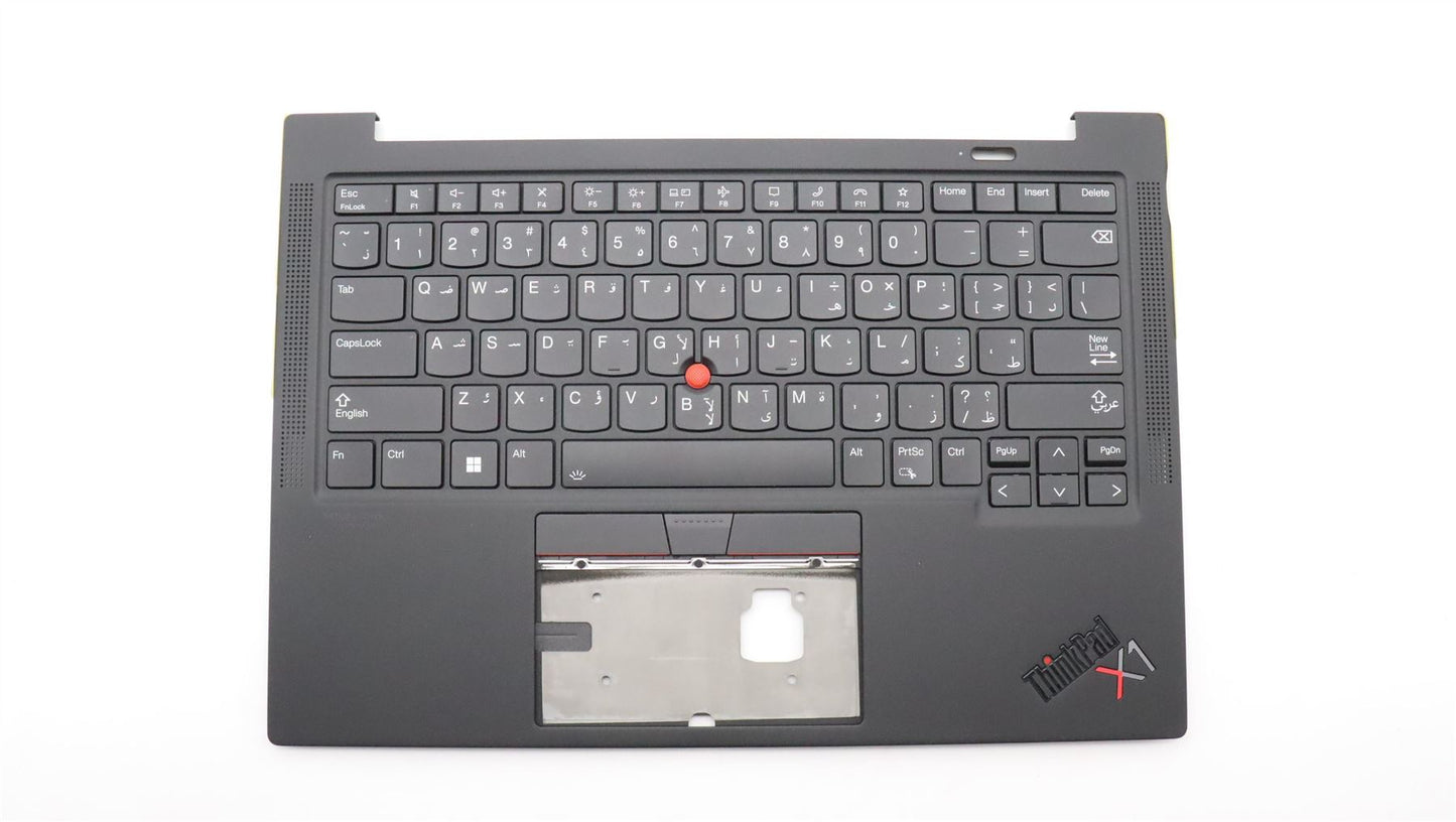 Lenovo ThinkPad X1 10th Gen Keyboard Palmrest Top Cover Arabic 5M11H44125