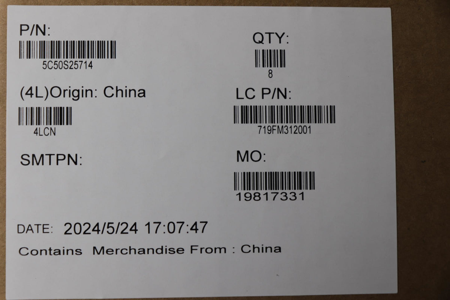 Lenovo CARDPOP L 83GU I/O Board 5C50S25714