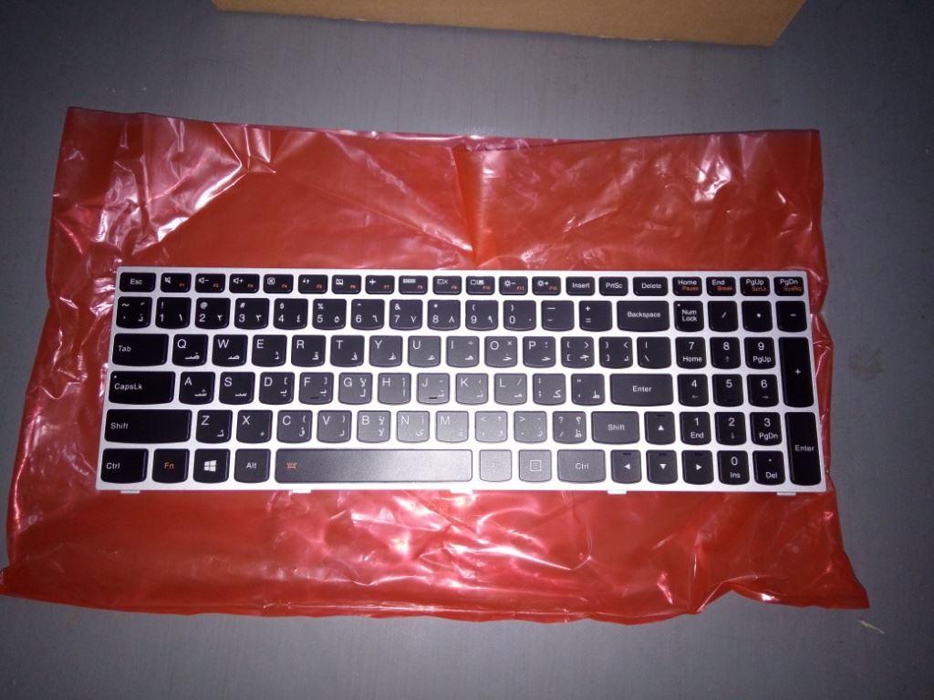 Lenovo ARA-T6G1B-JME-BlackKey-BLKBD Arabic Keyboard 5N20H03526