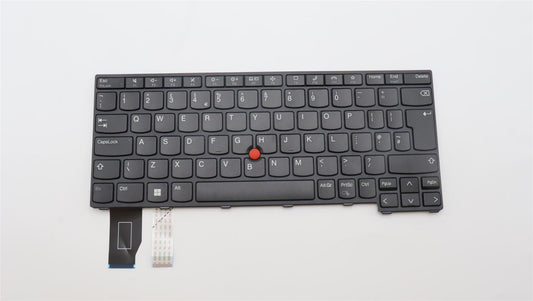 Lenovo ThinkPad X13 2 Keyboard UK Black 5N21A21795