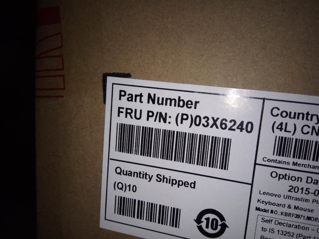 Lenovo KYB_MS,IT 03X6240