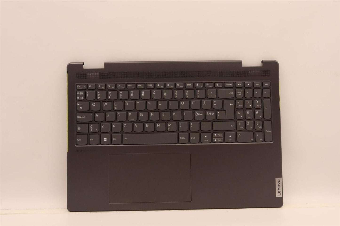 Lenovo Yoga 7 16IAH7 Palmrest Cover Touchpad Keyboard Nordic 5CB1J04008