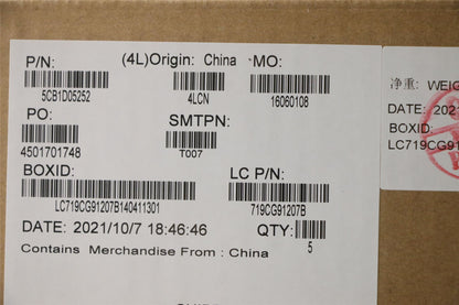 Lenovo 5 16ITH6H Palmrest Cover Touchpad Keyboard Spanish Storm Grey 5CB1D05252