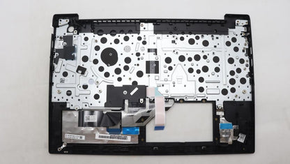 Lenovo ThinkPad E16 Gen 1 Keyboard Palmrest Top Cover Norwegian Black 5M11L65256