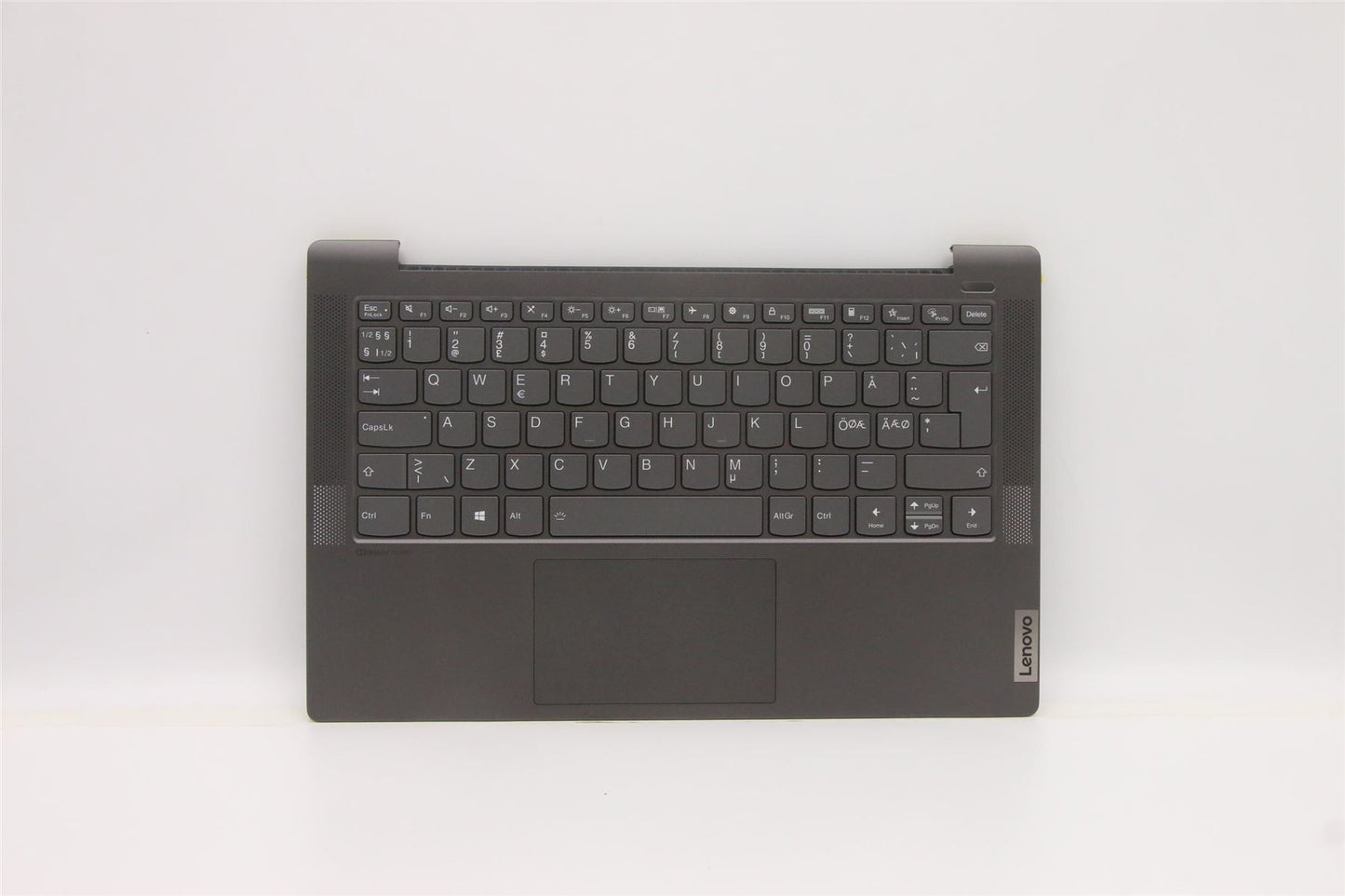 Lenovo IdeaPad 5-14ALC05 Keyboard Palmrest Top Cover Norwegian Black 5CB1C13693