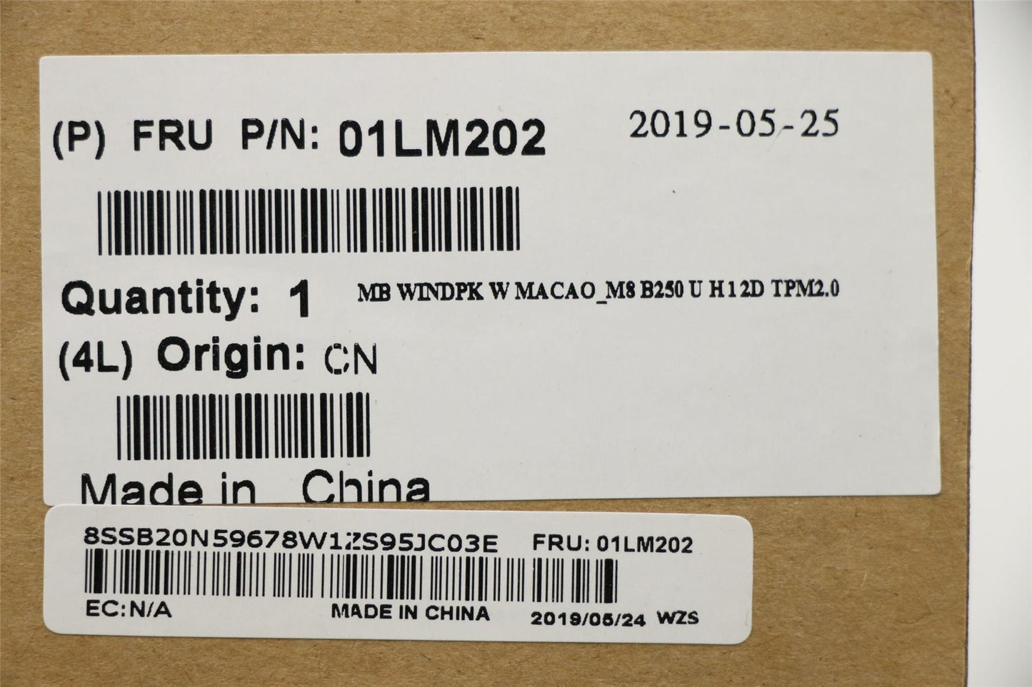 Lenovo ThinkCentre M810z Motherboard Mainboard 01LM202