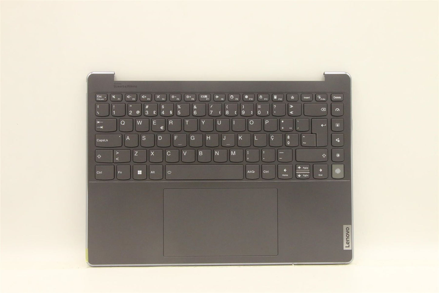 Lenovo Yoga 9 14IAP7 Keyboard Palmrest Top Cover German Grey 5CB1H23715