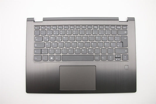 Lenovo Yoga 530-14ARR Keyboard Palmrest Top Cover German Grey 5CB0R47242