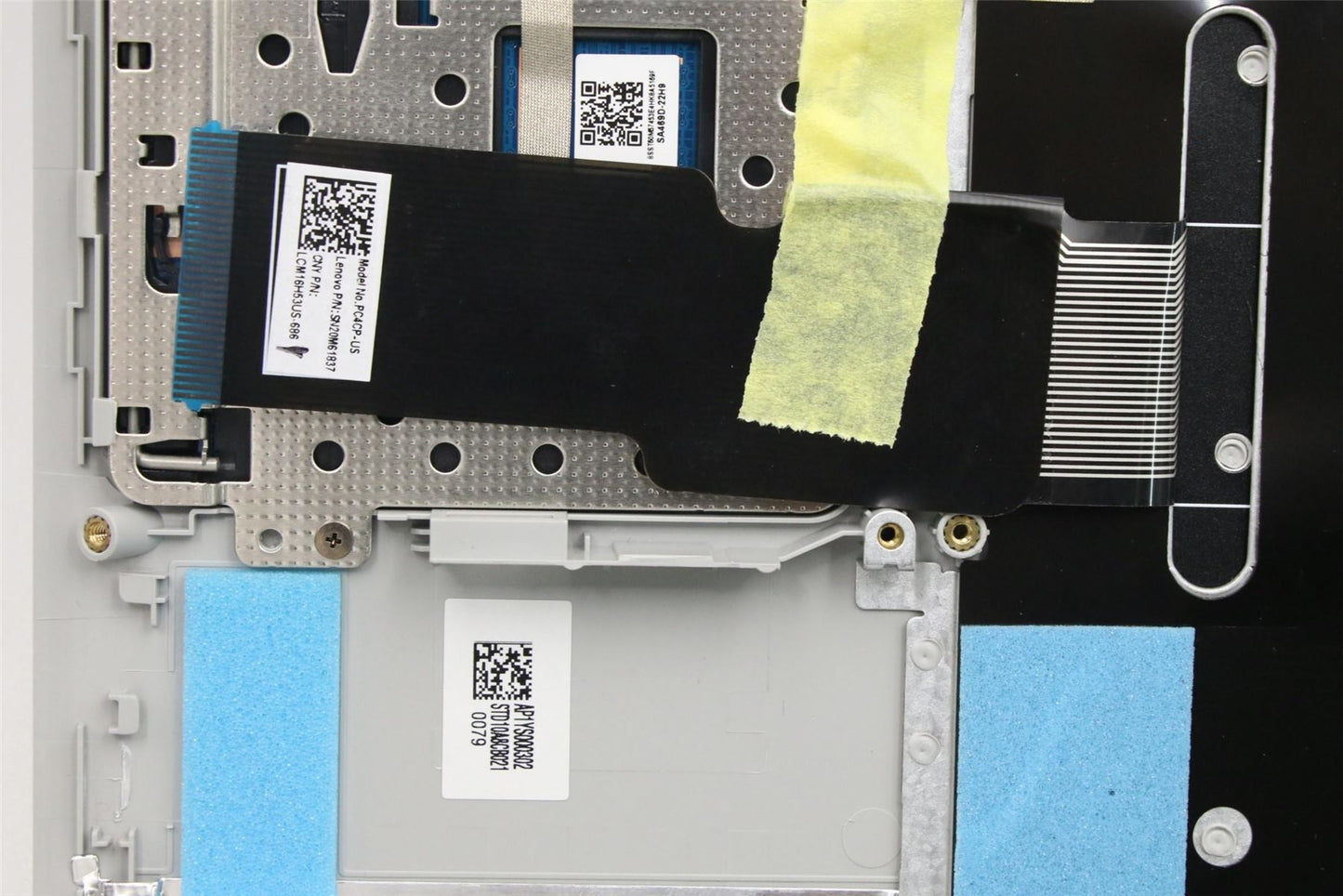 Lenovo IdeaPad 320S-14IKB Keyboard Palmrest Top Cover US Grey 5CB0N78343
