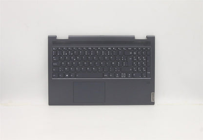 Lenovo IdeaPad 7 15ITL5 Palmrest Cover Touchpad Keyboard Belgian 5CB1A22458