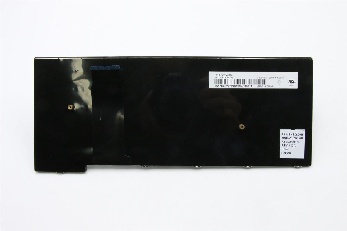 Lenovo MR_CHROME, IL, DFN Hebrew Keyboard 04X6352