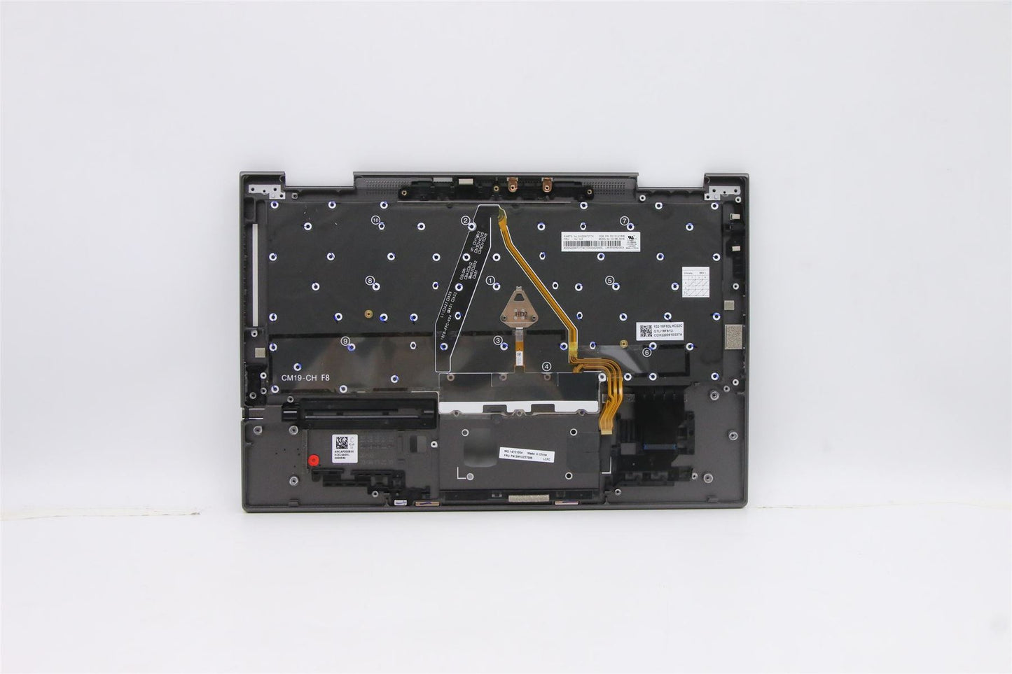 Lenovo ThinkPad X1 5th Gen Keyboard Palmrest Top Cover Hebrew 5M10Z37096
