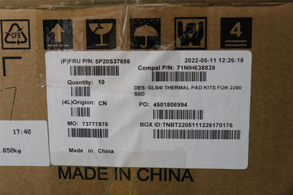 Lenovo Thermalpad C 82SD for 2280 SSD 5P20S37656